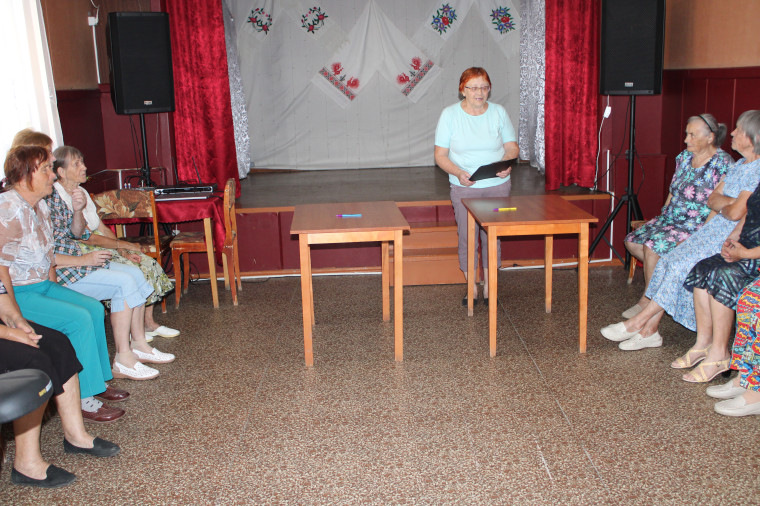 19 июля в Доме культуры ветеранов прошла познавательная программа  в формате квест-игры «Люби и знай родной свой край»  с группой «Здоровье».